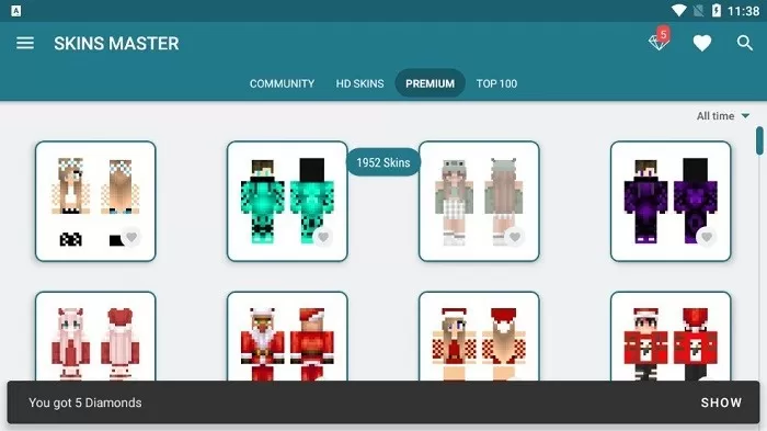 我的世界皮肤大师(SKINS MASTER for Minecraft)下载游戏最新版图3