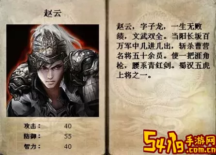 三国英雄人物档案