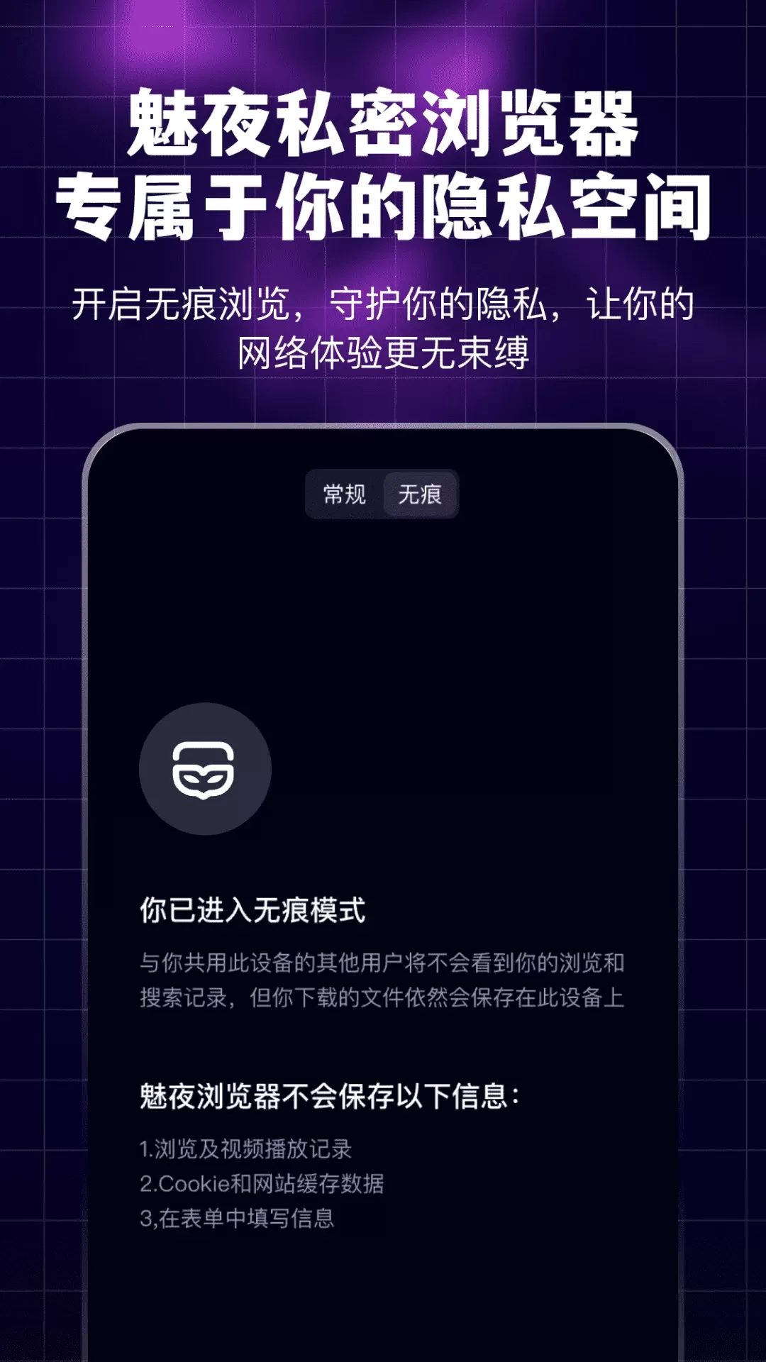 魅夜无痕浏览器下载安装免费图1
