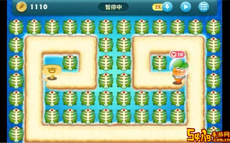 保卫萝卜1攻略图解深海11图1