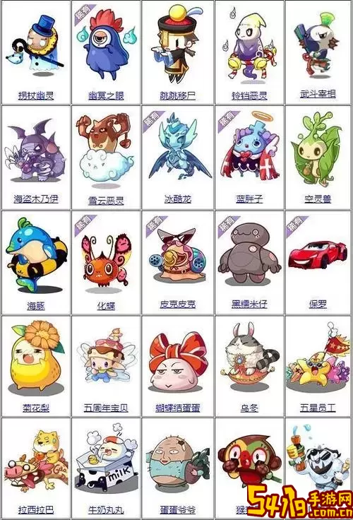 2022洛克王国扭蛋机宠物全图鉴及2020宠物大全图1