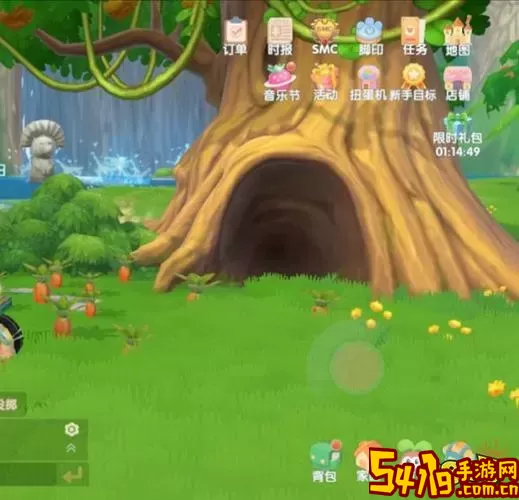 摩尔庄园浆果丛林怎么下河水-摩尔庄园浆果丛林怎么上山顶图1