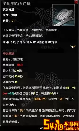九阴真经750宝物升级攻略详解：提升战力的方法与技巧图1