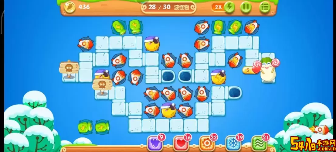 保卫萝卜2第105关图1