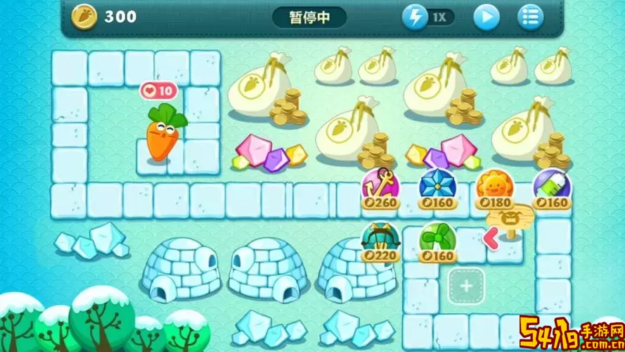保卫萝卜冬季第三关攻略图解法图1