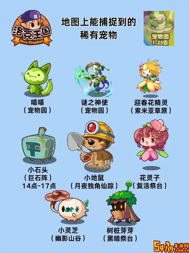 2021年洛克王国稀有宠物捕捉指南及详尽捕捉地点大全图1