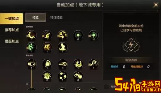 地下城魔道学者刷图加点图1