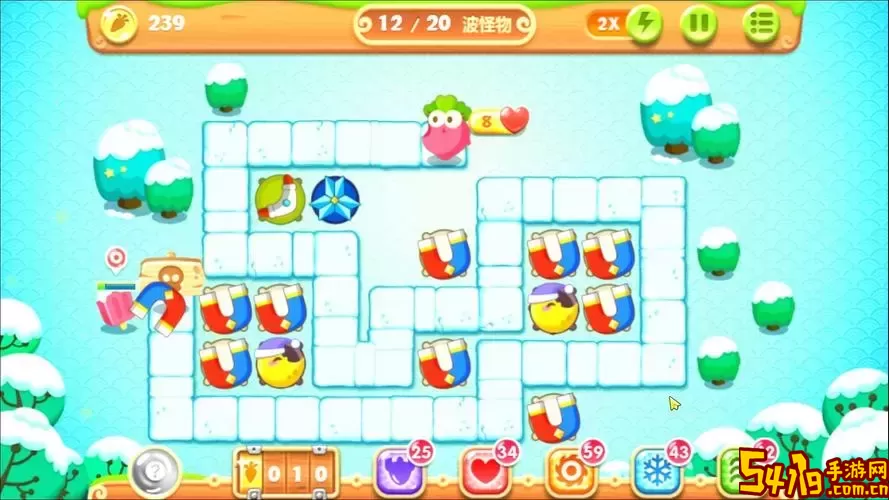 保卫萝卜2挑战模式15关图1