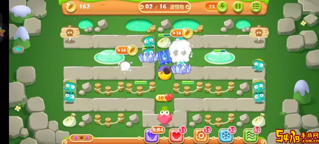 保卫萝卜2地下庄园d2攻略图图1