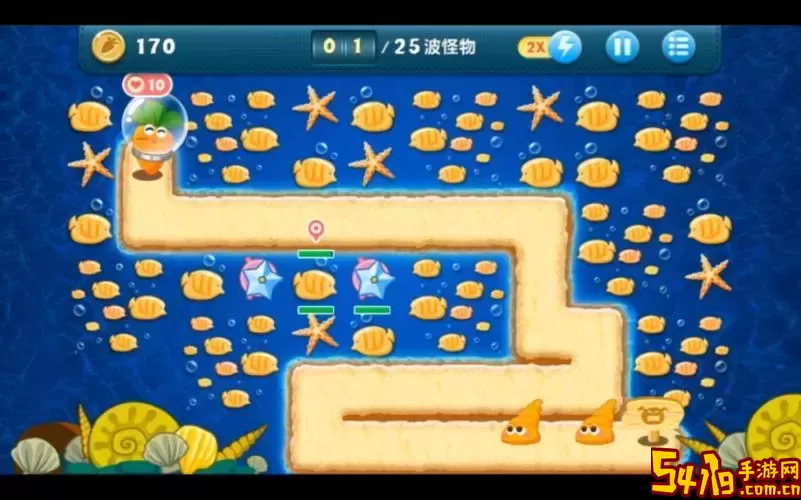 保卫萝卜深海第14关怎么过图1