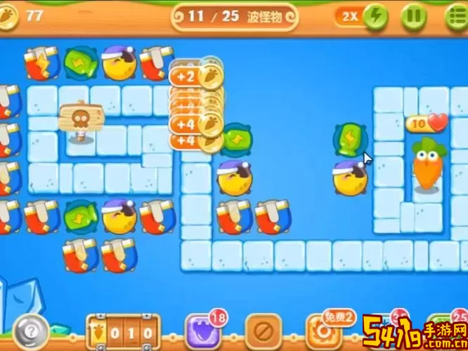 保卫萝卜2挑战第2关图2