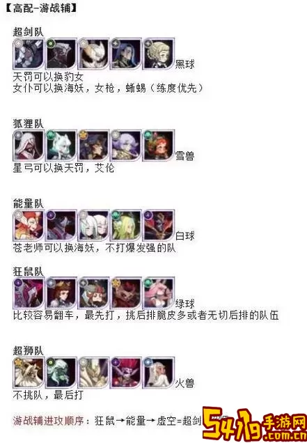 2022平民剑与远征阵容推荐及2021最新多样化搭配汇总图2