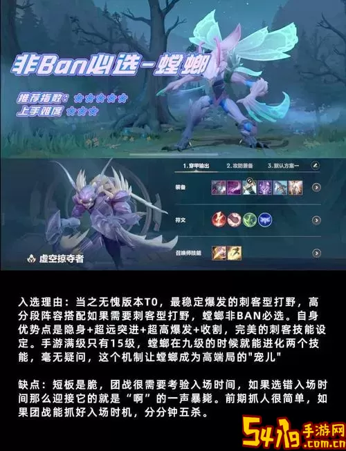 英雄联盟手游打野英雄强度排行-英雄联盟手游打野英雄推荐图1