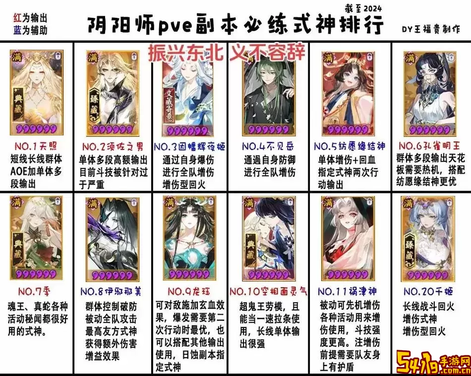 阴阳师12个必练式神-阴阳师12个必练式神有哪些图1