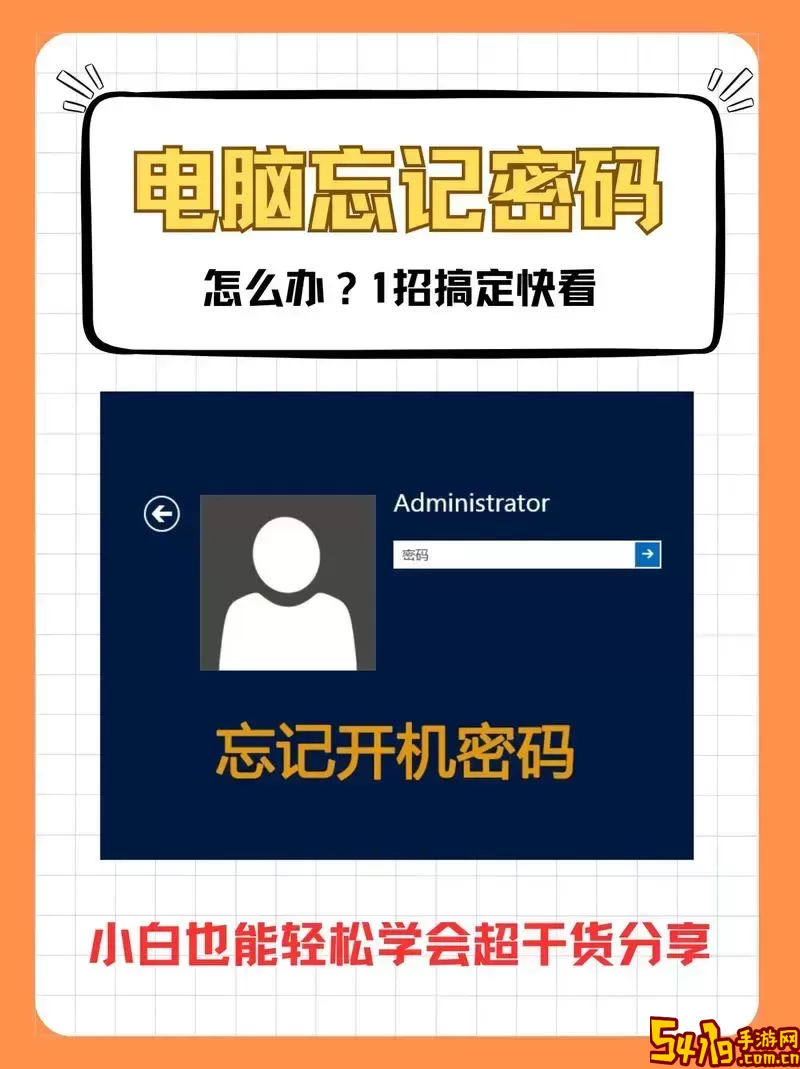 电脑开机密码忘记了怎么办？详细步骤教你轻松重置密码图1