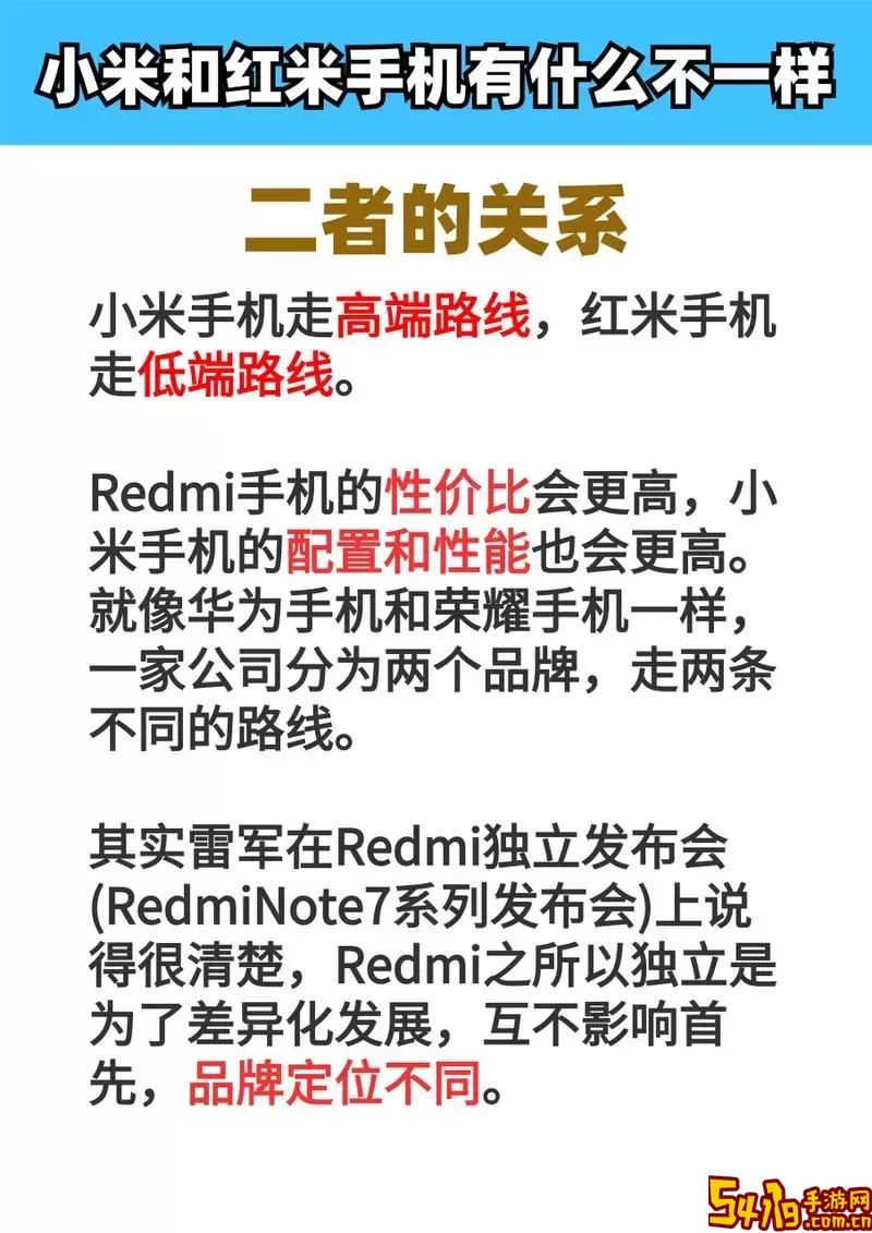 小米手机和红米手机有啥区别-红米跟小米手机有什么区别图1