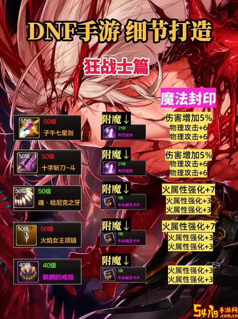 “DNF狂战士时装上衣最佳技能选择攻略与推荐”图2