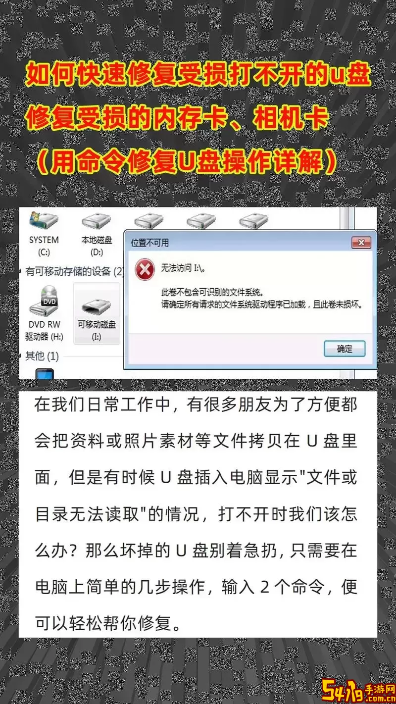 u盘插在电脑上读不出来怎么办图1