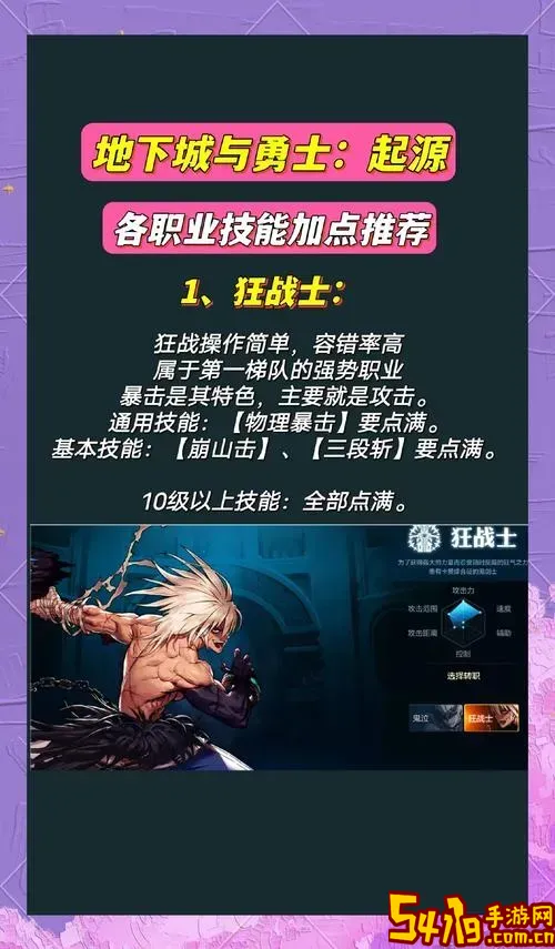 dnf全职业加点2024图1