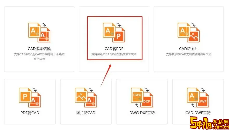 CAD图纸转换成PDF教程及放大方法详解图1