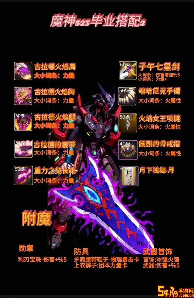 100级魔神毕业最佳装备搭配推荐与攻略解析图3