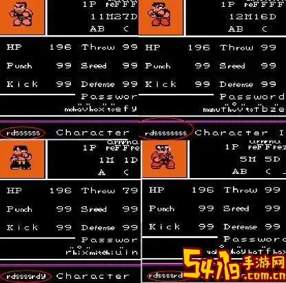 热血格斗金人密码,热血格斗人物密码中文图1