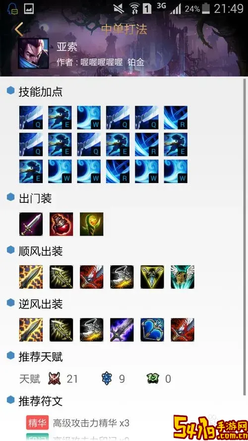大乱斗亚索怎么出装图1