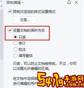 word文档怎么锁定排版_word文档如何锁定排版图3