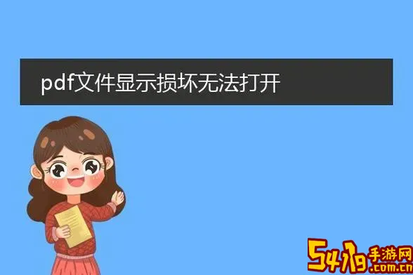 pdf文件已损坏无法打开怎么办？详细修复方法全攻略图1