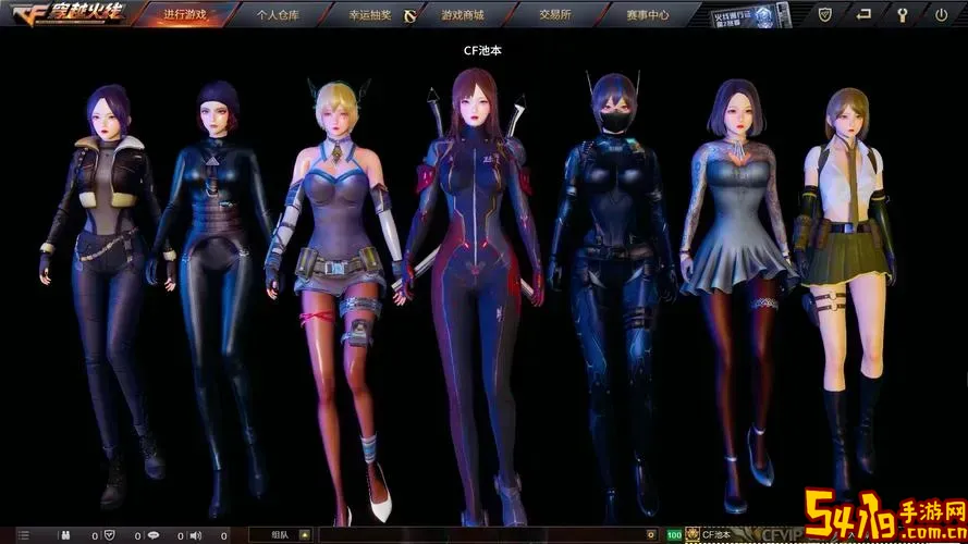 cf女角色全图鉴图2