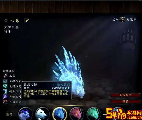 魔兽世界灵魂兽有什么技能图2