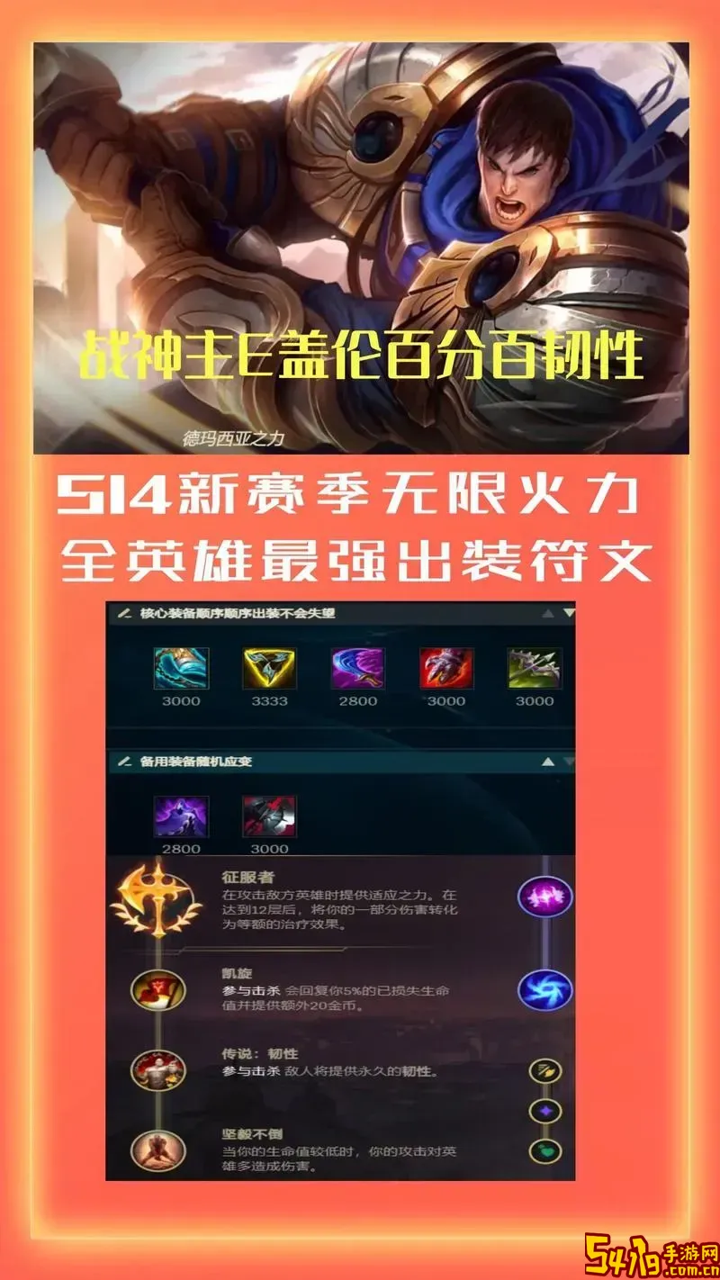 无限火力盖伦最佳出装攻略，助你提升游戏战斗力图3