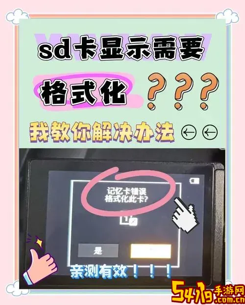 为什么储存卡突然要格式化_内存卡使用时为什么要格式化图1