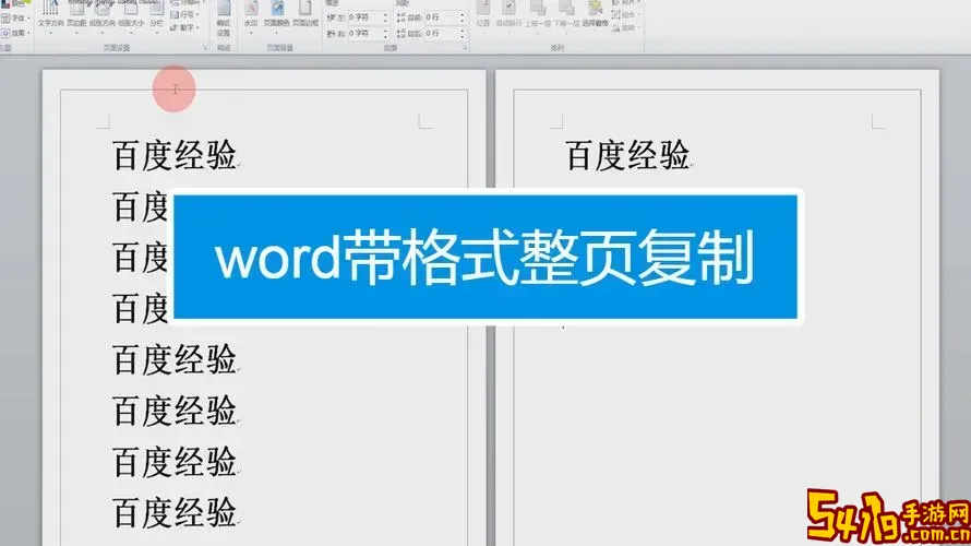 word带格式整页复制单独一页到另一个文档图3