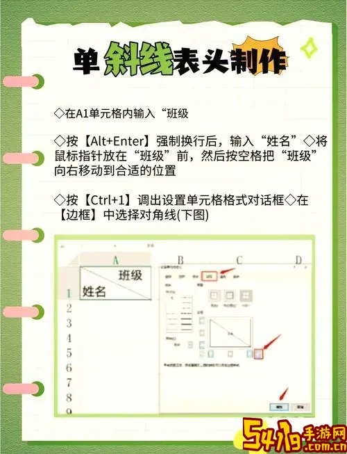 怎么在excel表中加斜线图3