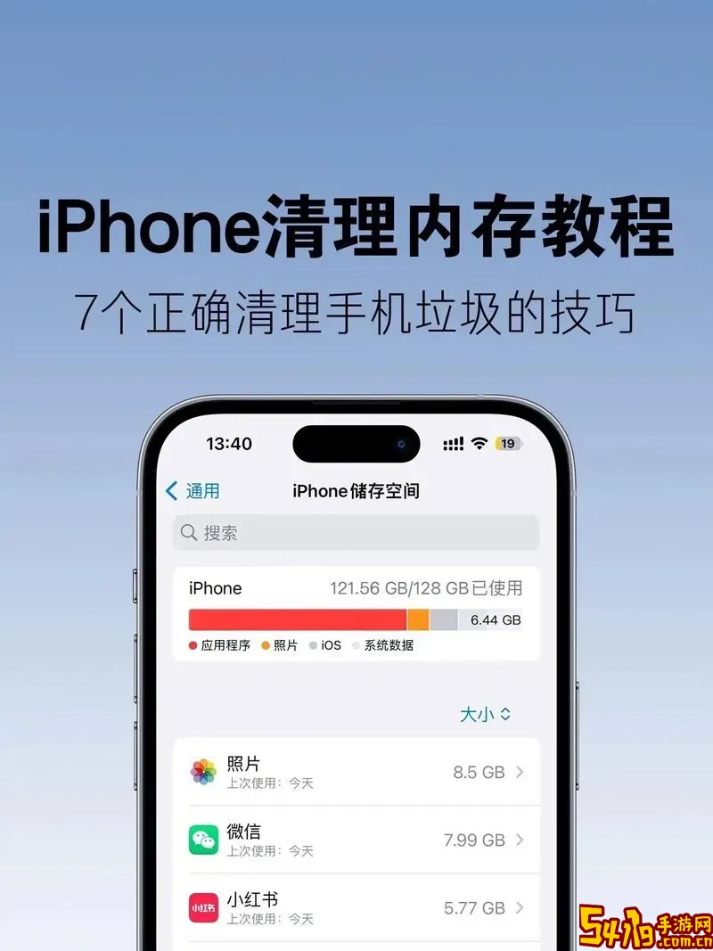iPhone如何有效清理空间内存，释放更多手机存储容量图1
