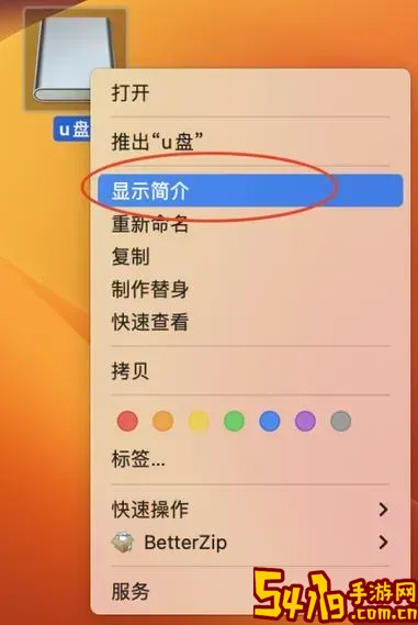 苹果电脑移动硬盘图标修改方法详解步骤图1