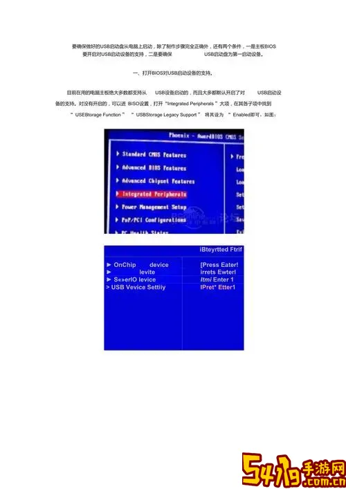 BIOS设置USB启动详细教程与步骤解析图1