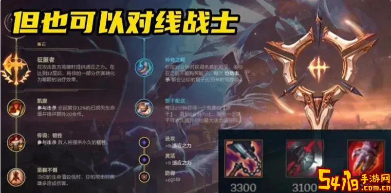 男刀征服者出装最新攻略2024——最强合理出装推荐图1