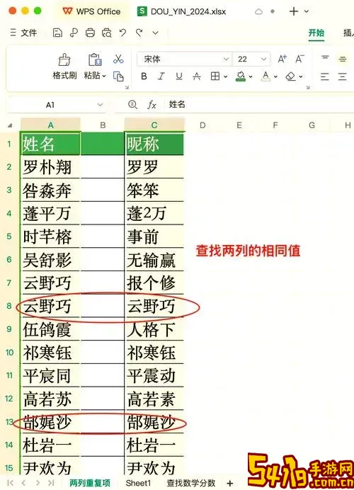 excel表格怎么筛选出重复项内容图1